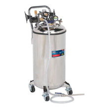 Load image into Gallery viewer, Sealey Fuel Tank Drainer 90L Stainless Steel
