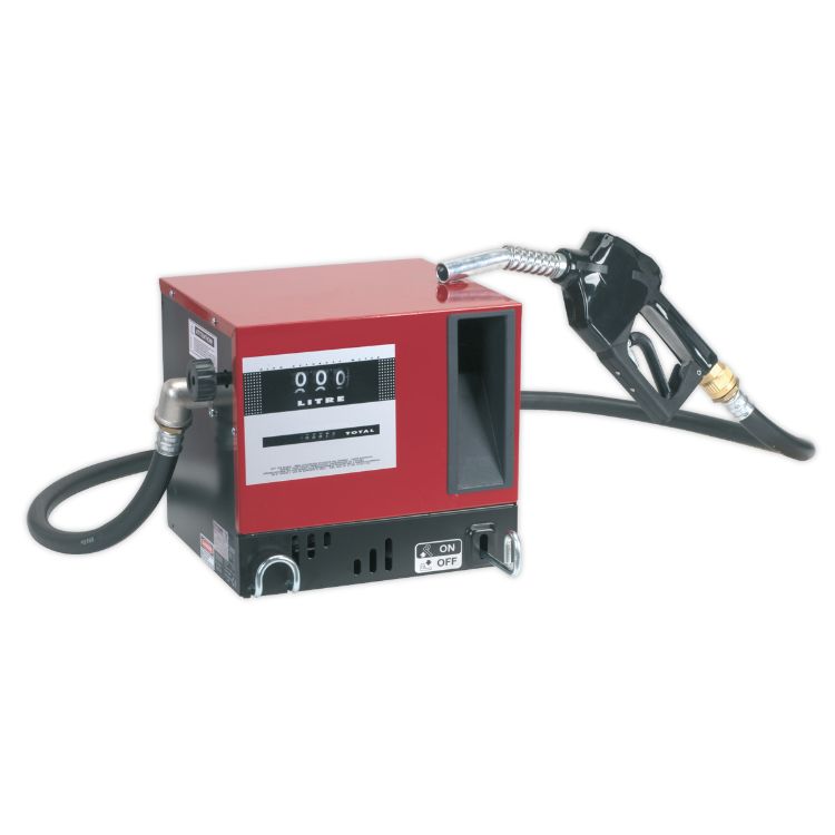 Sealey Diesel/Fluid Transfer System 56L/min Wall Mounting, Meter 230V