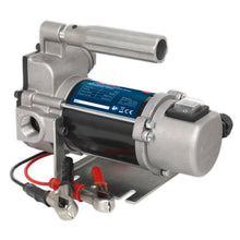 Load image into Gallery viewer, Sealey Diesel/Fluid Transfer Pump Portable 24V
