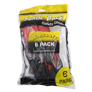Sealey Flexi Grip Nitrile Palm Gloves X-Large - Pack of 6 Pairs