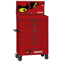 Load image into Gallery viewer, Teng PRO35 37&quot; Stack Rollcab 12 Drawer Tool Storage Red
