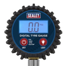 Load image into Gallery viewer, Sealey Digital Tyre Pressure Gauge, Twin Push-On Connector
