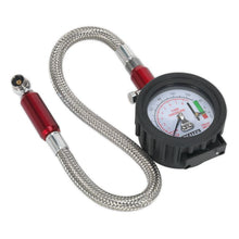 Load image into Gallery viewer, Sealey Tyre Pressure Gauge &amp; Tyre Tread Depth Gauge - Flexible Hose 0-8bar(0-120psi)
