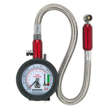 Load image into Gallery viewer, Sealey Tyre Pressure Gauge &amp; Tyre Tread Depth Gauge - Flexible Hose 0-8bar(0-120psi)
