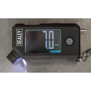 Sealey Digital Tyre Pressure & Tread Depth Gauge, LED