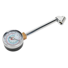 Load image into Gallery viewer, Sealey Twin Connector Tyre Pressure Gauge 0-220psi
