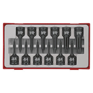 Teng Impact Socket Set 1/2" Drive TX 12pcs