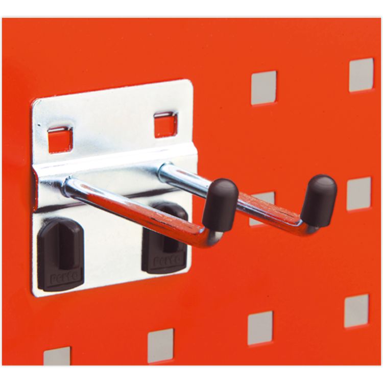 Sealey Double Prong Hook 6 x 75mm Angled End - Pack of 5