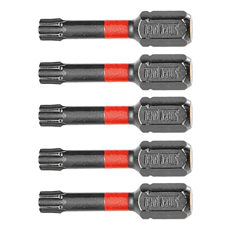 Teng Impact Bit 30mm Long TX27 5pcs