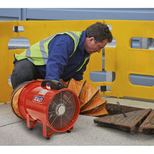 Load image into Gallery viewer, Sealey Portable Ventilator 300mm (12&quot;) x 5M Ducting
