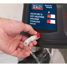 Load image into Gallery viewer, Sealey Valet Machine Wet &amp; Dry 30L Stainless Drum
