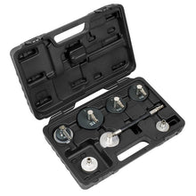 Load image into Gallery viewer, Sealey 7pc Brake &amp; Clutch Pressure Bleeder Cap Set
