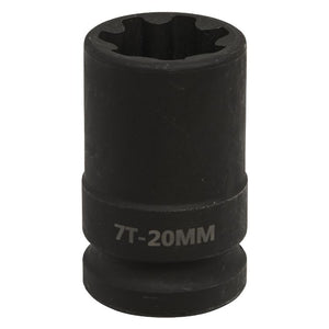 Sealey Brake Caliper Socket 1/2" Drive 20mm - 7-Point