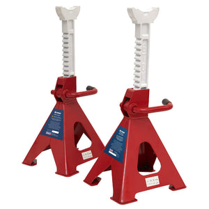 Sealey Axle Stands (Pair) 6 Tonne Capacity per Stand Ratchet Type