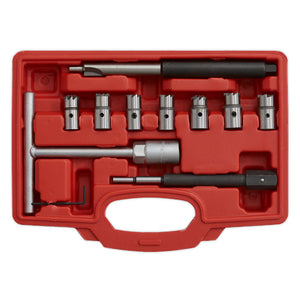 Sealey Diesel Injector Seat Cleaner Set 10pc