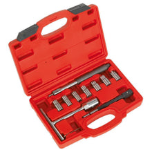 Load image into Gallery viewer, Sealey Diesel Injector Seat Cleaner Set 10pc
