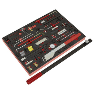 Sealey Diesel & Petrol Master Timing Tool Kit 59pc VAG - Belt/Chain Drive