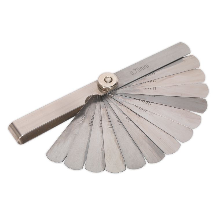 Sealey Feeler Gauge 15 Blade - Metric
