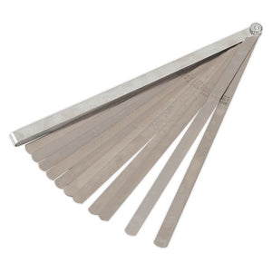 Sealey Feeler Gauge 25 Blade - Dual Marked 300mm (12")