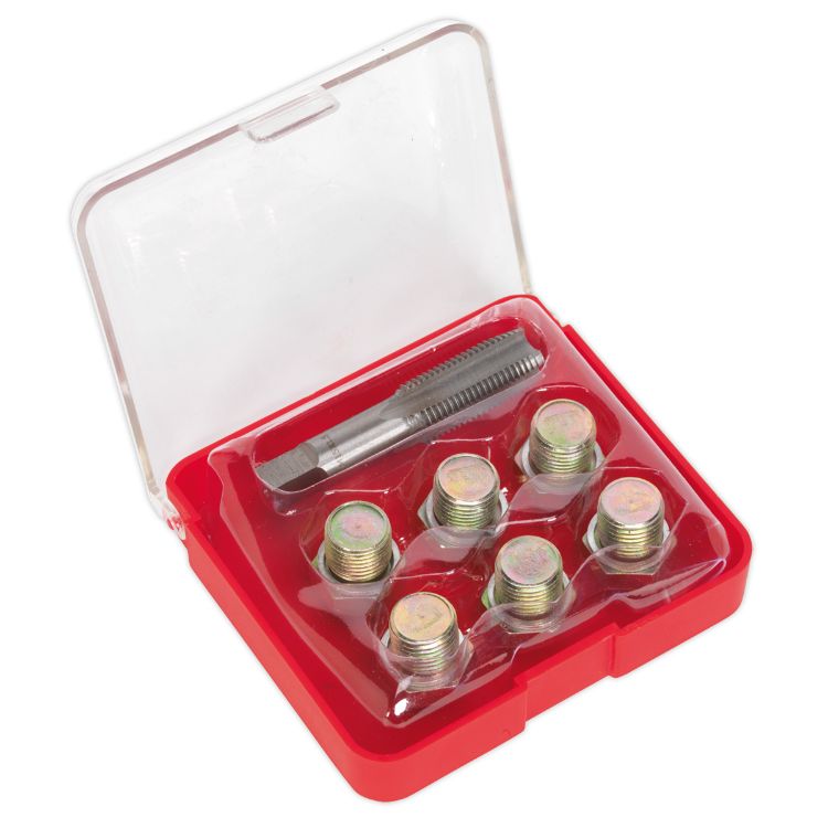 Sealey Oil Drain Plug Thread Repair Set - M15