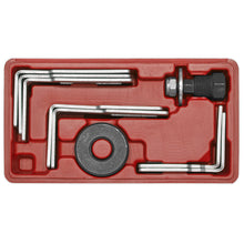 Load image into Gallery viewer, Sealey Fuel Tank Sender Spanner Set 9pc 24mm Hex Drive
