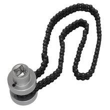 Load image into Gallery viewer, Sealey Oil Filter Chain Wrench 60-115mm 1/2&quot; Drive
