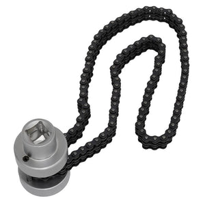 Sealey Oil Filter Chain Wrench 60-115mm 1/2" Drive