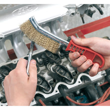 Load image into Gallery viewer, Sealey Wire Brush Brassed Steel Plastic Handle
