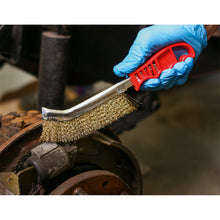 Load image into Gallery viewer, Sealey Wire Brush Brassed Steel Plastic Handle
