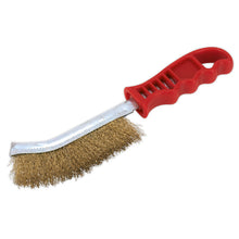 Load image into Gallery viewer, Sealey Wire Brush Brassed Steel Plastic Handle
