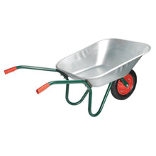 Load image into Gallery viewer, Sealey Wheelbarrow 65L Galvanized
