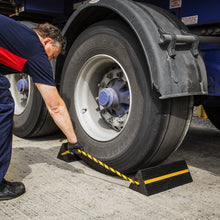 Load image into Gallery viewer, Sealey Heavy-Duty Rubber Wheel Chocks - Pair
