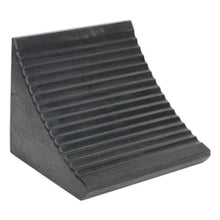 Load image into Gallery viewer, Sealey Heavy-Duty Rubber Wheel Chock - Single
