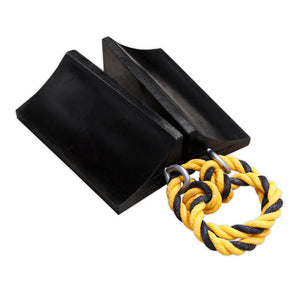 Sealey Rubber Wheel Chocks Heavy-Duty - Pair