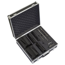 Load image into Gallery viewer, Sealey Diamond 5 Core Kit (38, 52 ,65, 117, 127mm Cores, Adaptors)

