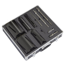 Load image into Gallery viewer, Sealey Diamond 5 Core Kit (38, 52 ,65, 117, 127mm Cores, Adaptors)
