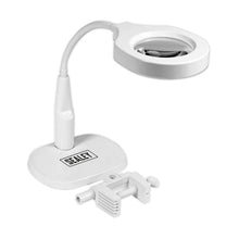 Load image into Gallery viewer, Sealey Dimmable Dual Mounting Magnifying Worklight 45 SMD LED - 230V

