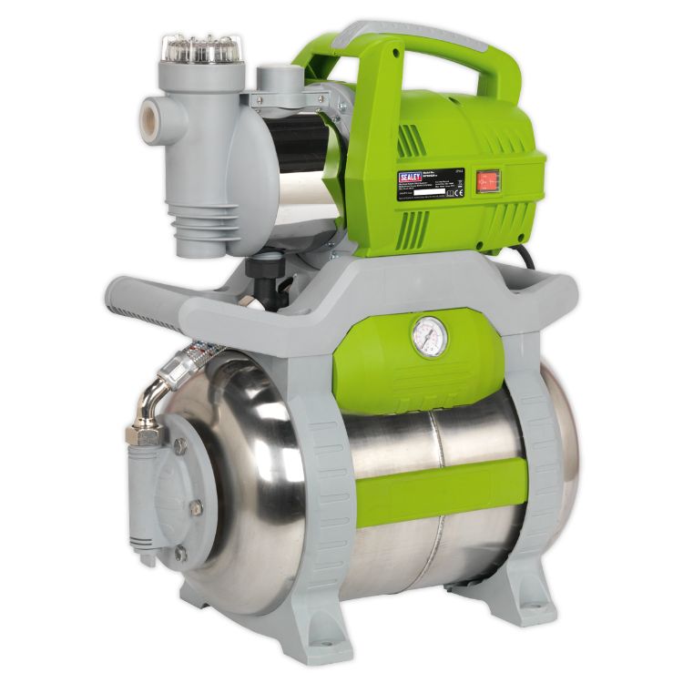 Sealey Surface Mounting Booster Pump Stainless Steel 55L/min 230V