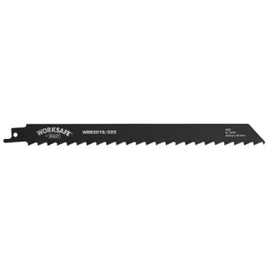 Sealey Reciprocating Saw Blade Wood 225mm (9") 3tpi - Pack of 5