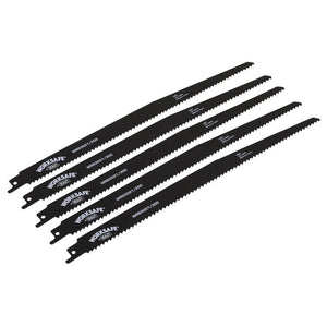 Sealey Reciprocating Saw Blade 300mm (12") 6tpi - Pack of 5