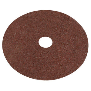 Sealey Fibre Backed Disc 100mm (4") - 24Grit - Pack of 25