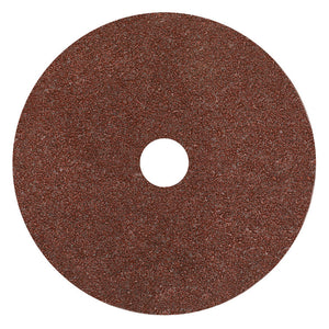 Sealey Fibre Backed Disc 100mm (4") - 24Grit - Pack of 25