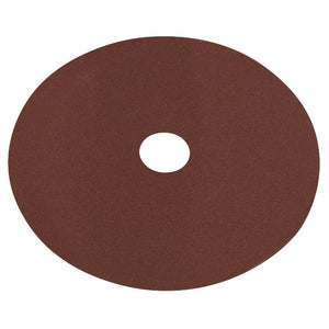Sealey Fibre Backed Disc 115mm - 120Grit - Pack of 25