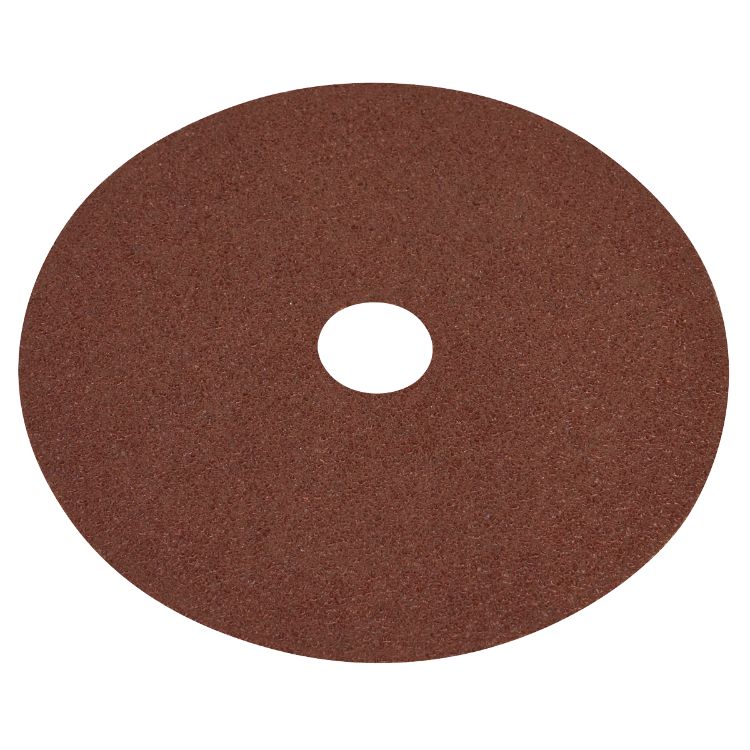 Sealey Fibre Backed Disc 115mm - 40Grit - Pack of 25