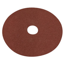 Load image into Gallery viewer, Sealey Fibre Backed Disc 125mm (5&quot;) - 40Grit - Pack of 25
