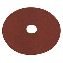 Load image into Gallery viewer, Sealey Fibre Backed Disc 125mm (5&quot;) - 60Grit - Pack of 25
