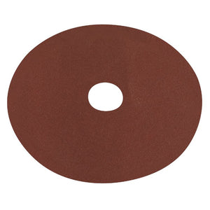 Sealey Fibre Backed Disc 125mm (5") - 80Grit - Pack of 25