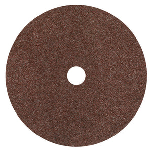 Sealey Fibre Backed Disc 175mm (7") - 24Grit - Pack of 25