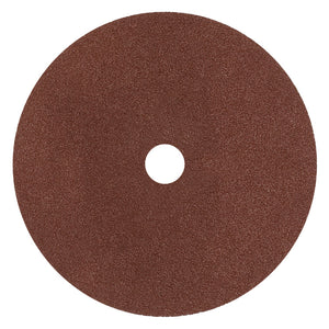 Sealey Fibre Backed Disc 175mm (7") - 40Grit - Pack of 25
