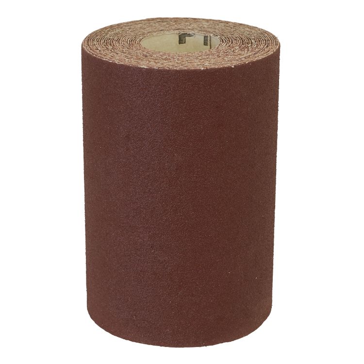 Sealey Production Sanding Roll 115mm x 5M - Fine 120Grit